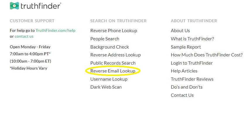 Reserve Email lookup