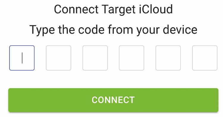 Connect Target iCloud